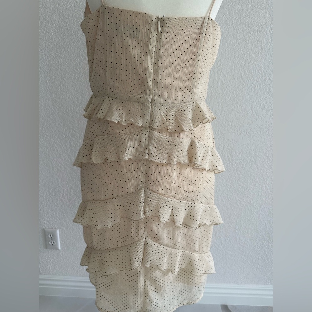 Endless Rose Cream Ruffle Mini Spaghetti Strap Dress NWOT - Picture 6 of 6